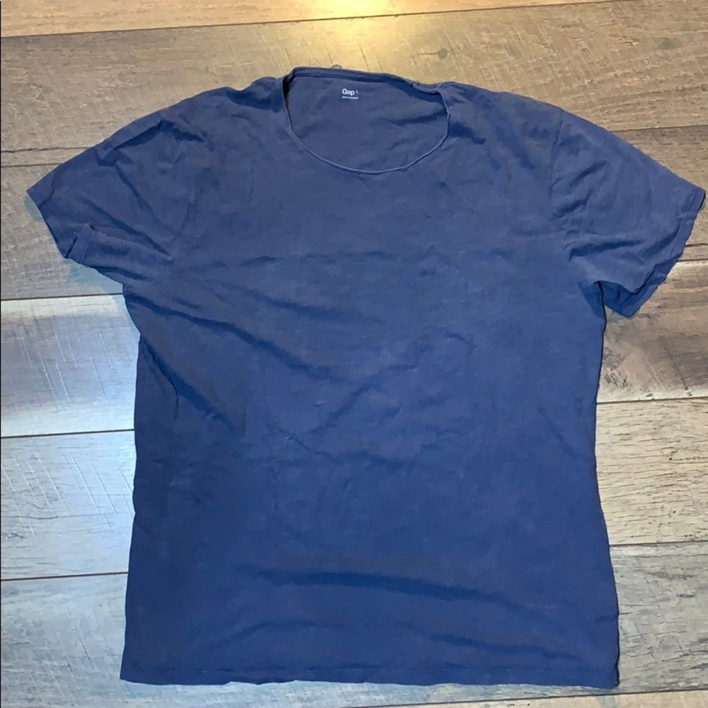 Gap Distressed Blue Tee